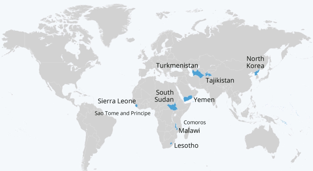 coronavirus map